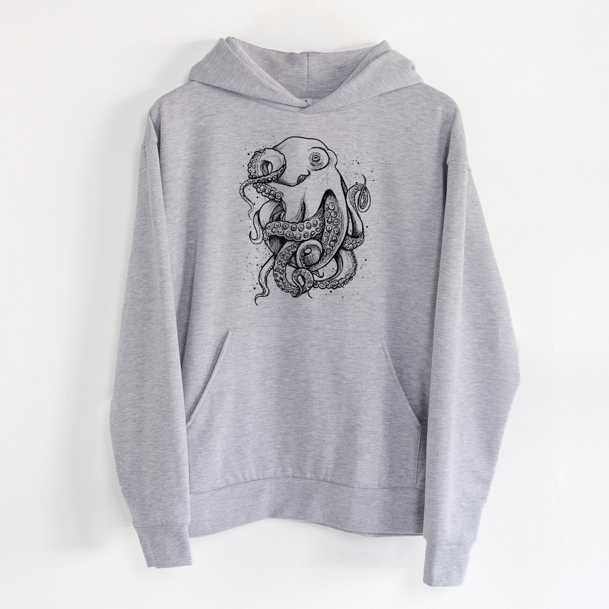 Octopus Vulgaris - Common Octopus  - Statement Midweight Hoodie