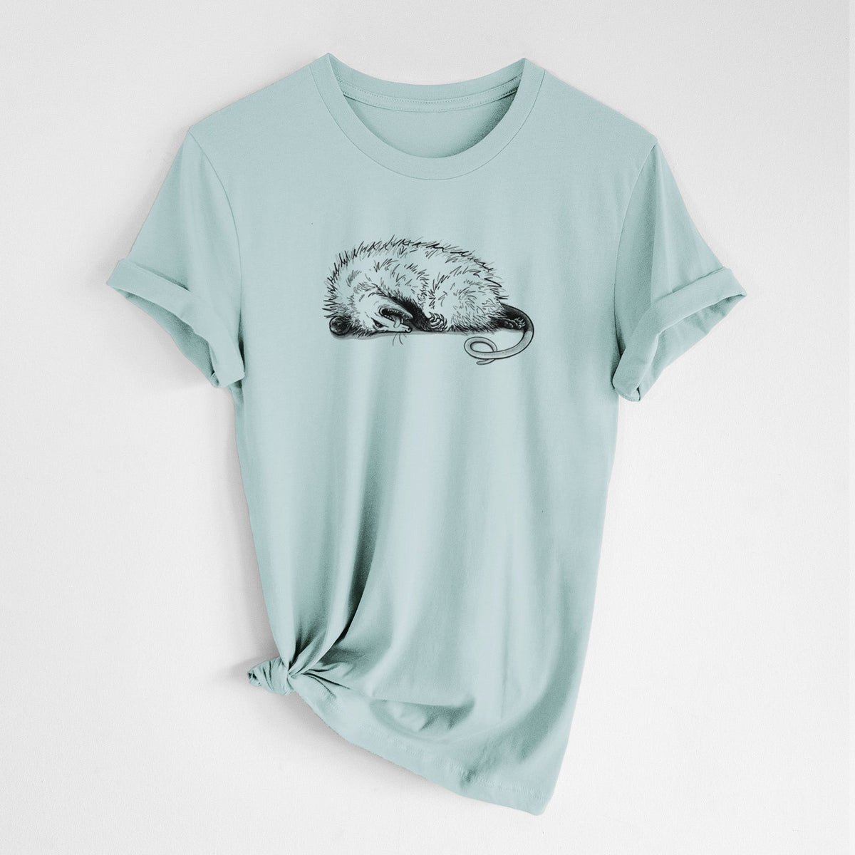Opossum Playing Dead - Lightweight 100% Cotton Unisex Crewneck