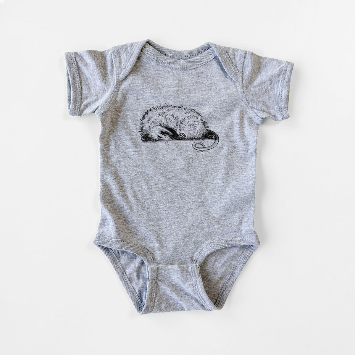 Opossum Playing Dead - Baby Fine Jersey Bodysuit