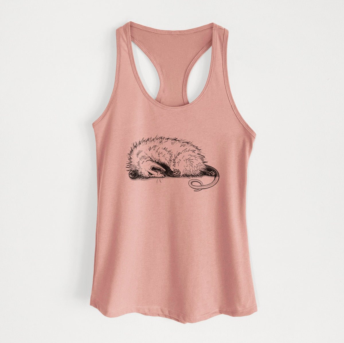 Opossum Playing Dead - Women's Racerback Tanktop