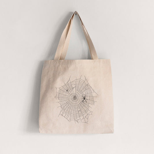 Golden Silk Orb-weaver Spider Web - Trichonephila clavipes - Tote Bag