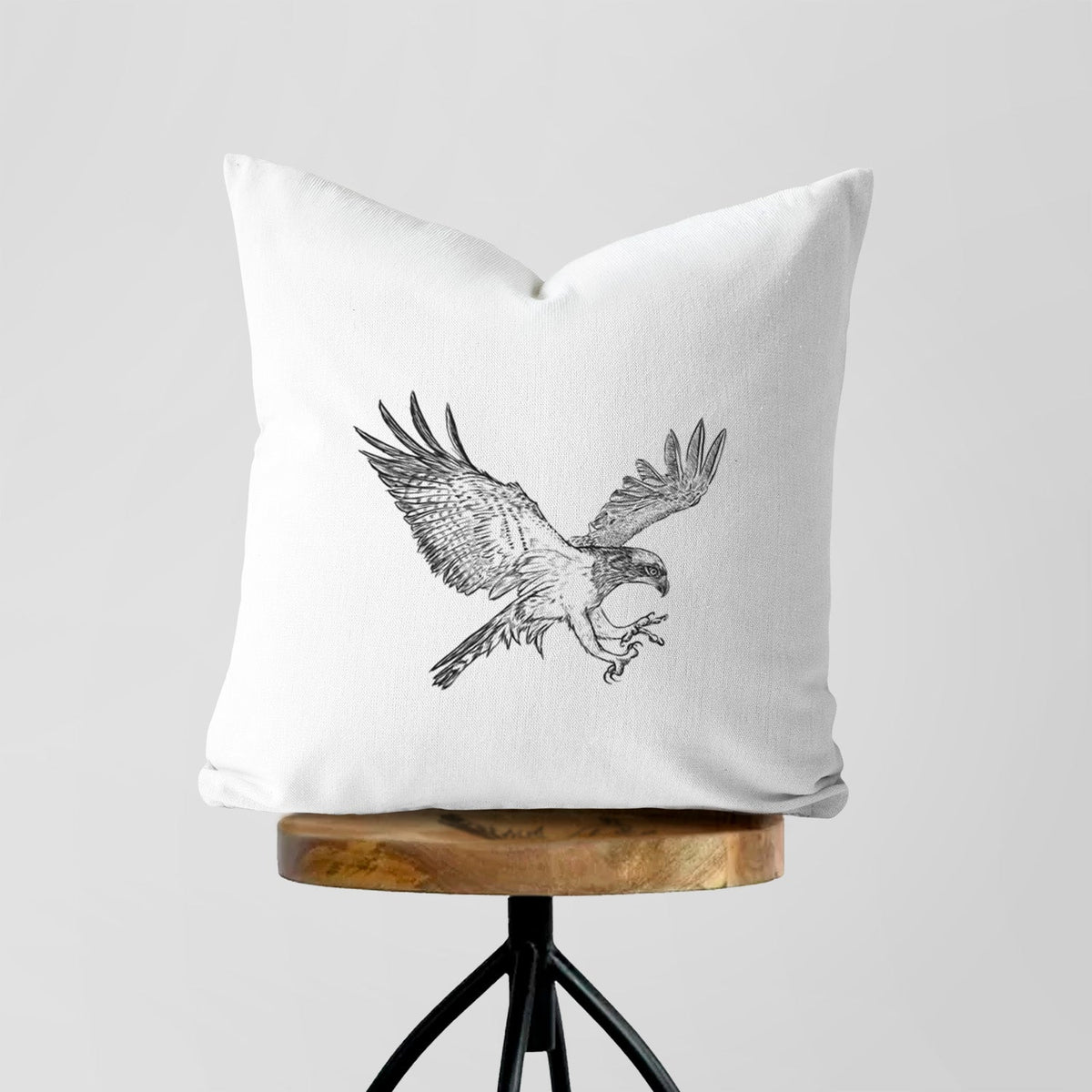 Osprey - Pandion haliaetus - Throw Pillow Cover