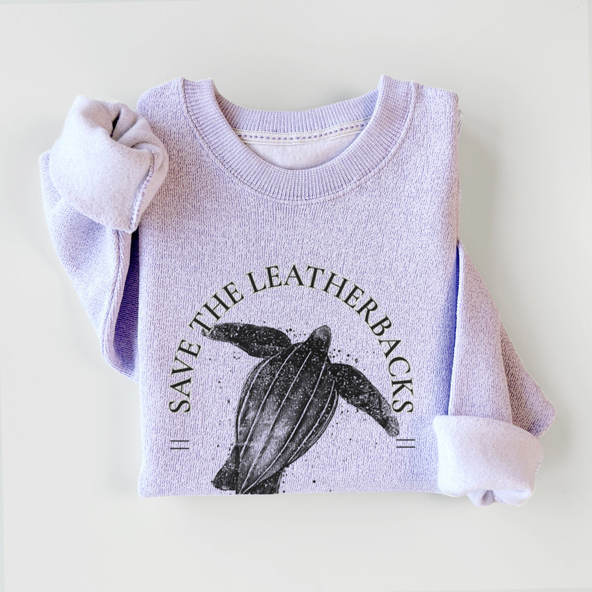 Save the Leatherbacks - Don't Let Them Disappear - Knit Sweatshirt