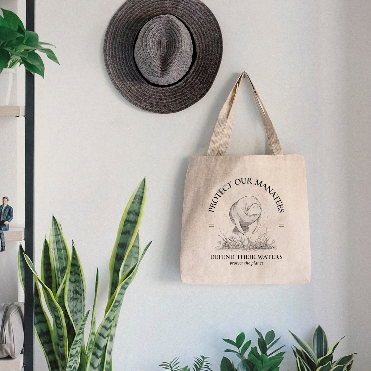 Protect The Manatees - Defend Their Waters - Tote Bag