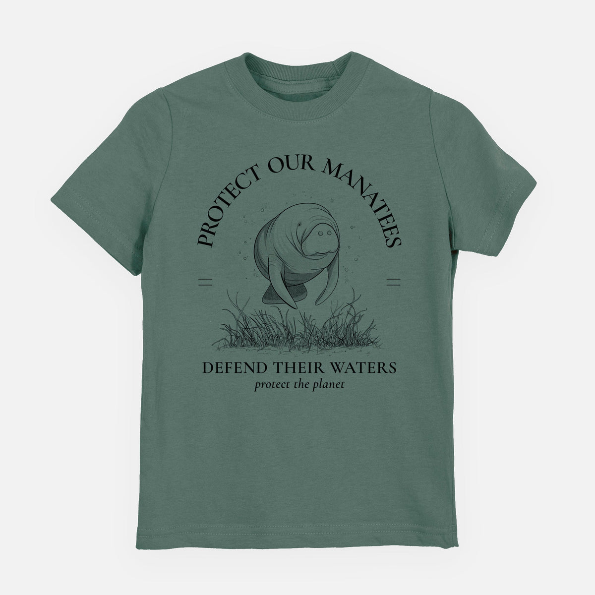 Protect The Manatees - Defend Their Waters - Toddler/Youth Shirt