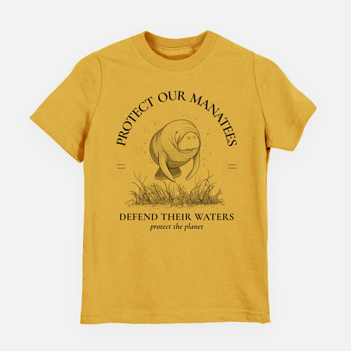 Protect The Manatees - Defend Their Waters - Toddler/Youth Shirt