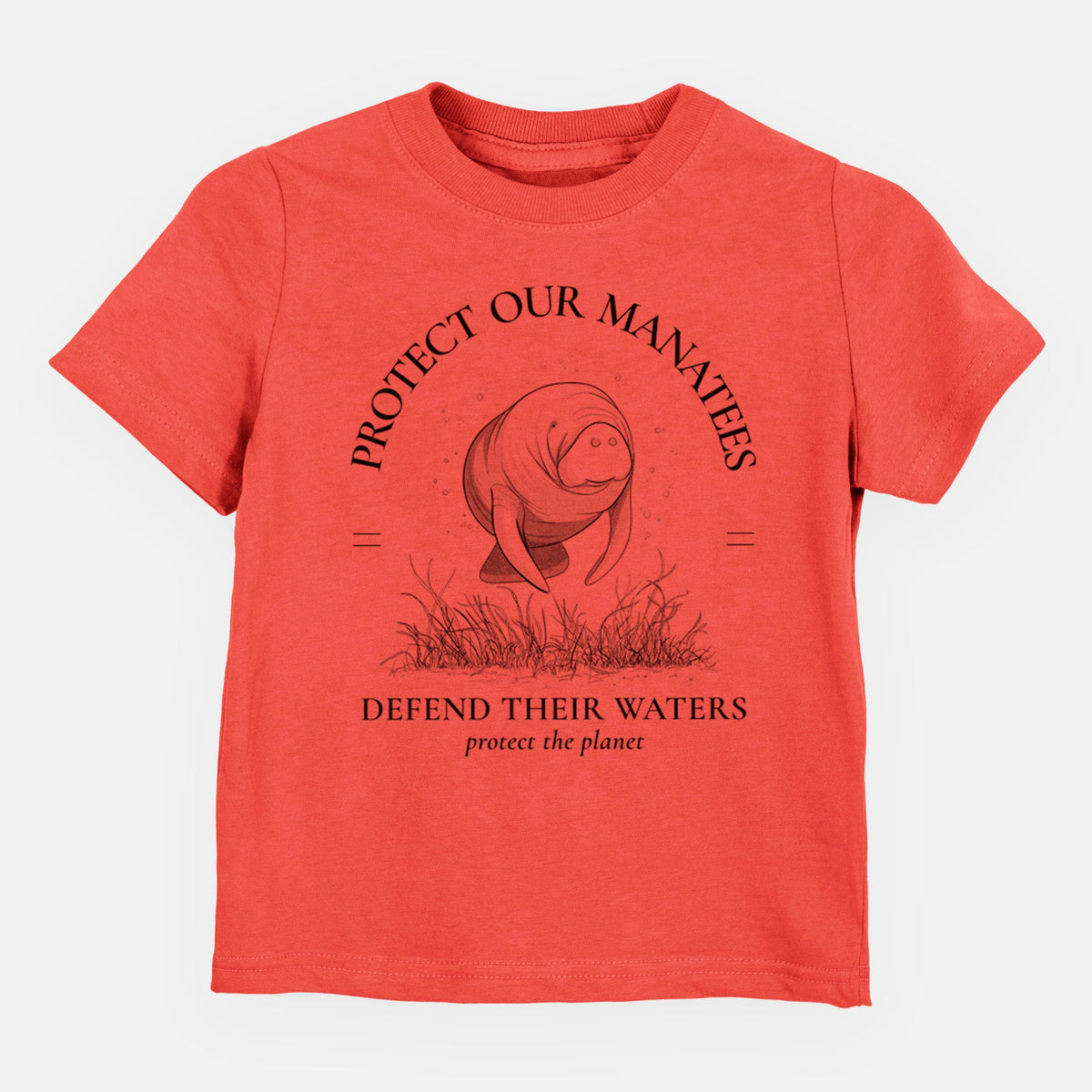 Protect The Manatees - Defend Their Waters - Toddler/Youth Shirt