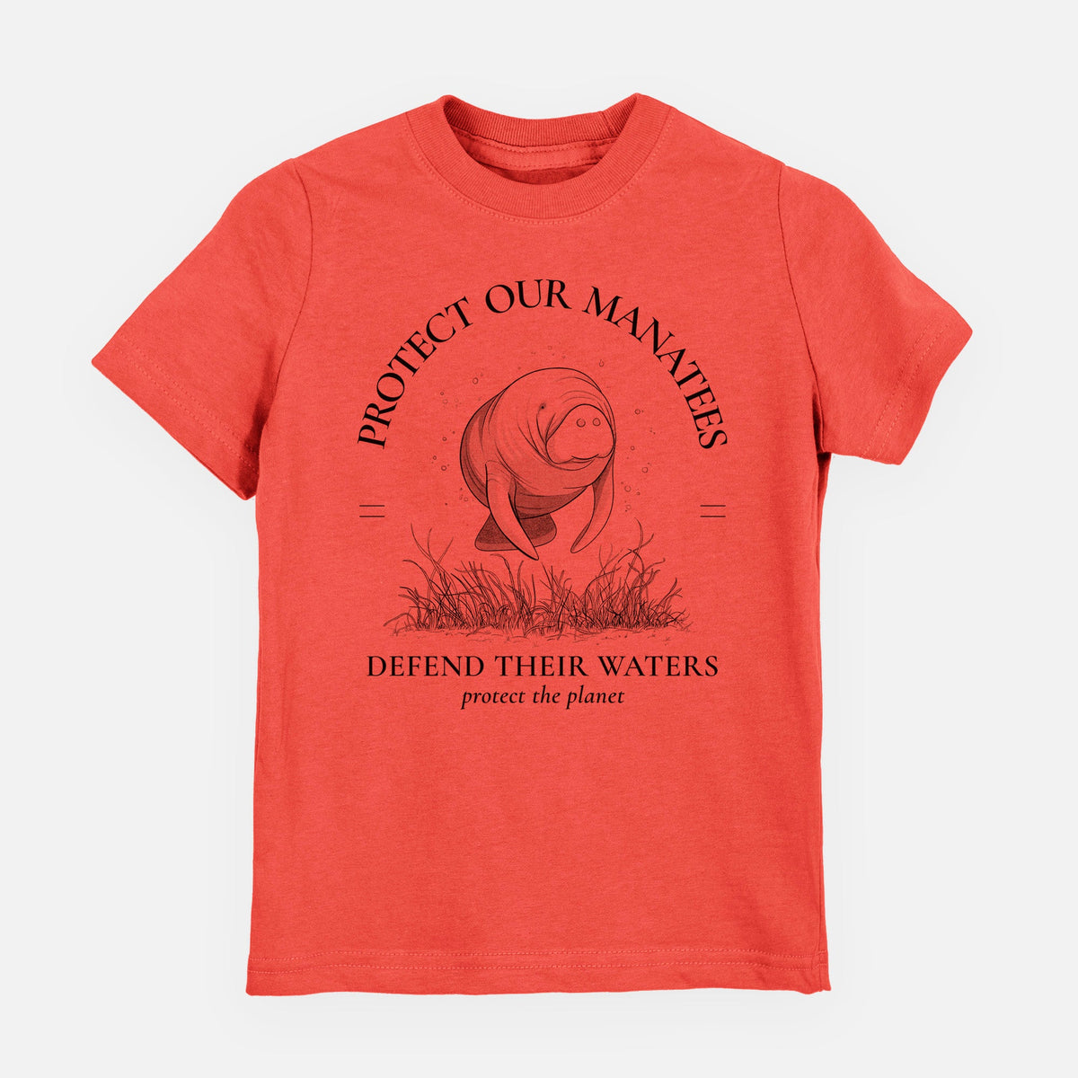 Protect The Manatees - Defend Their Waters - Toddler/Youth Shirt
