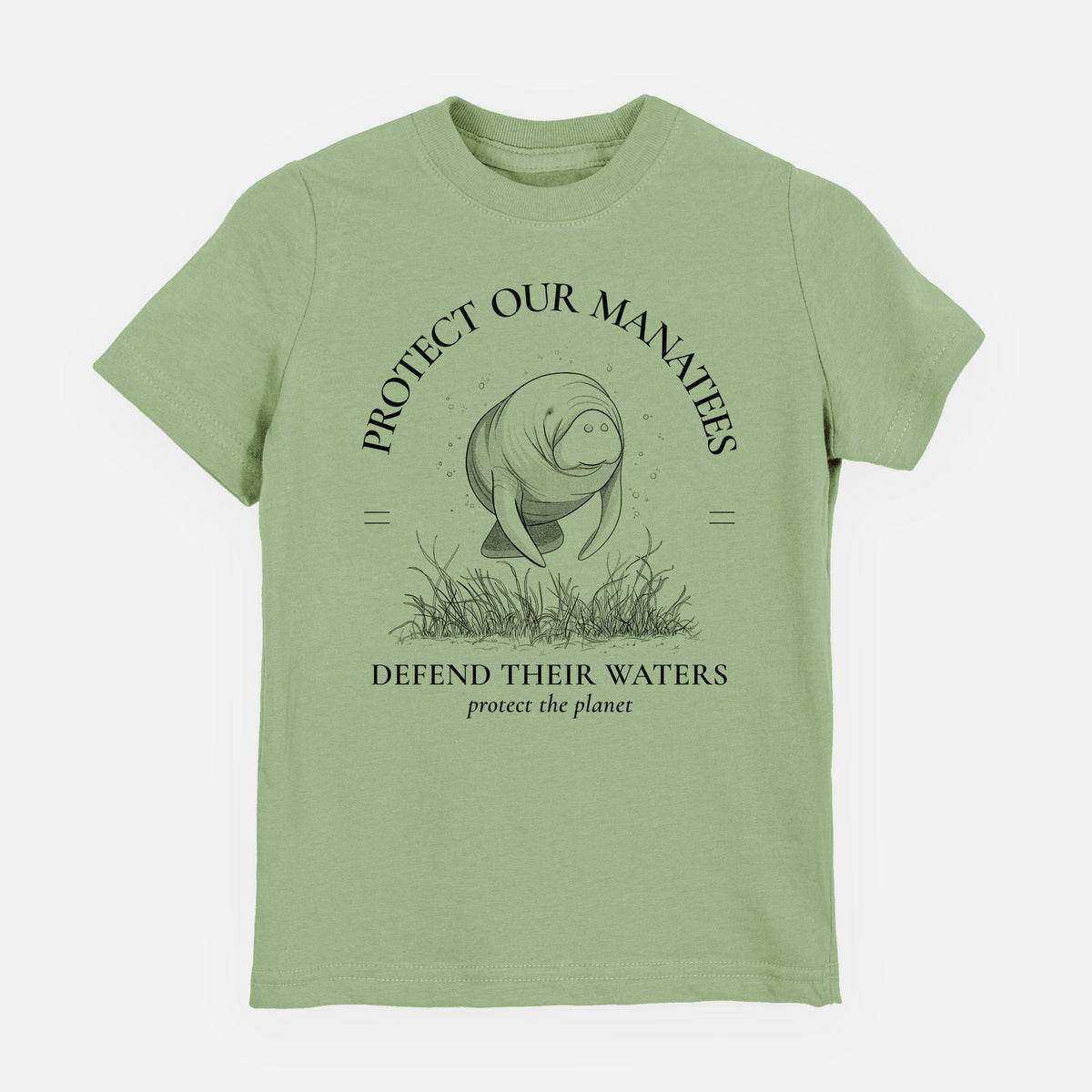 Protect The Manatees - Defend Their Waters - Toddler/Youth Shirt