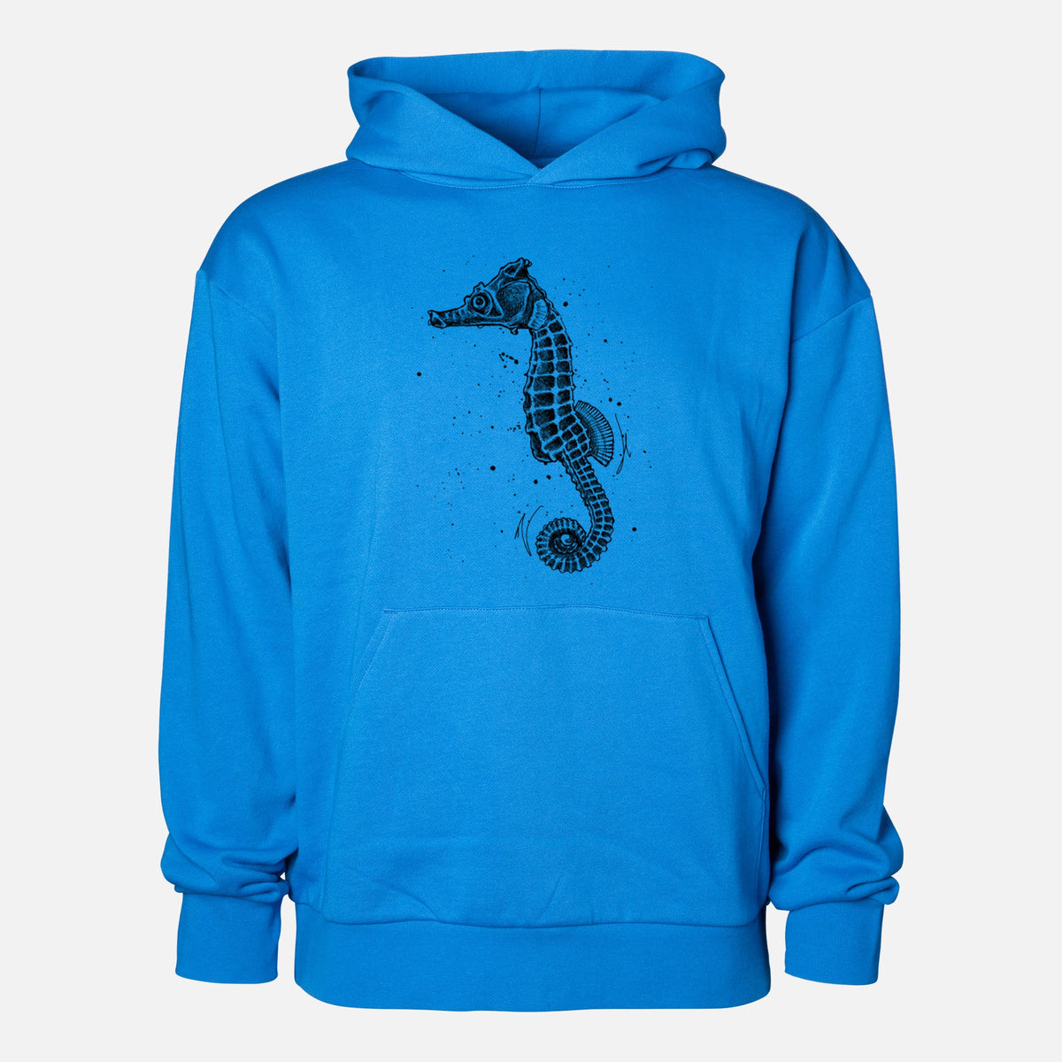 Hippocampus ingens - Pacific Seahorse  - Statement Midweight Hoodie