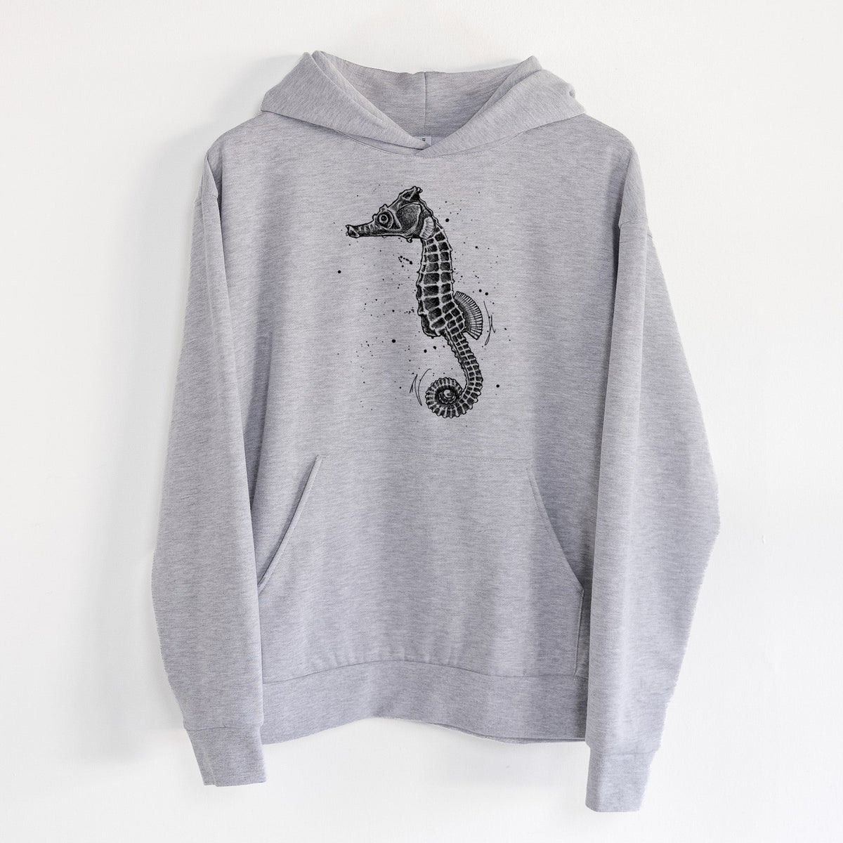 Hippocampus ingens - Pacific Seahorse  - Statement Midweight Hoodie
