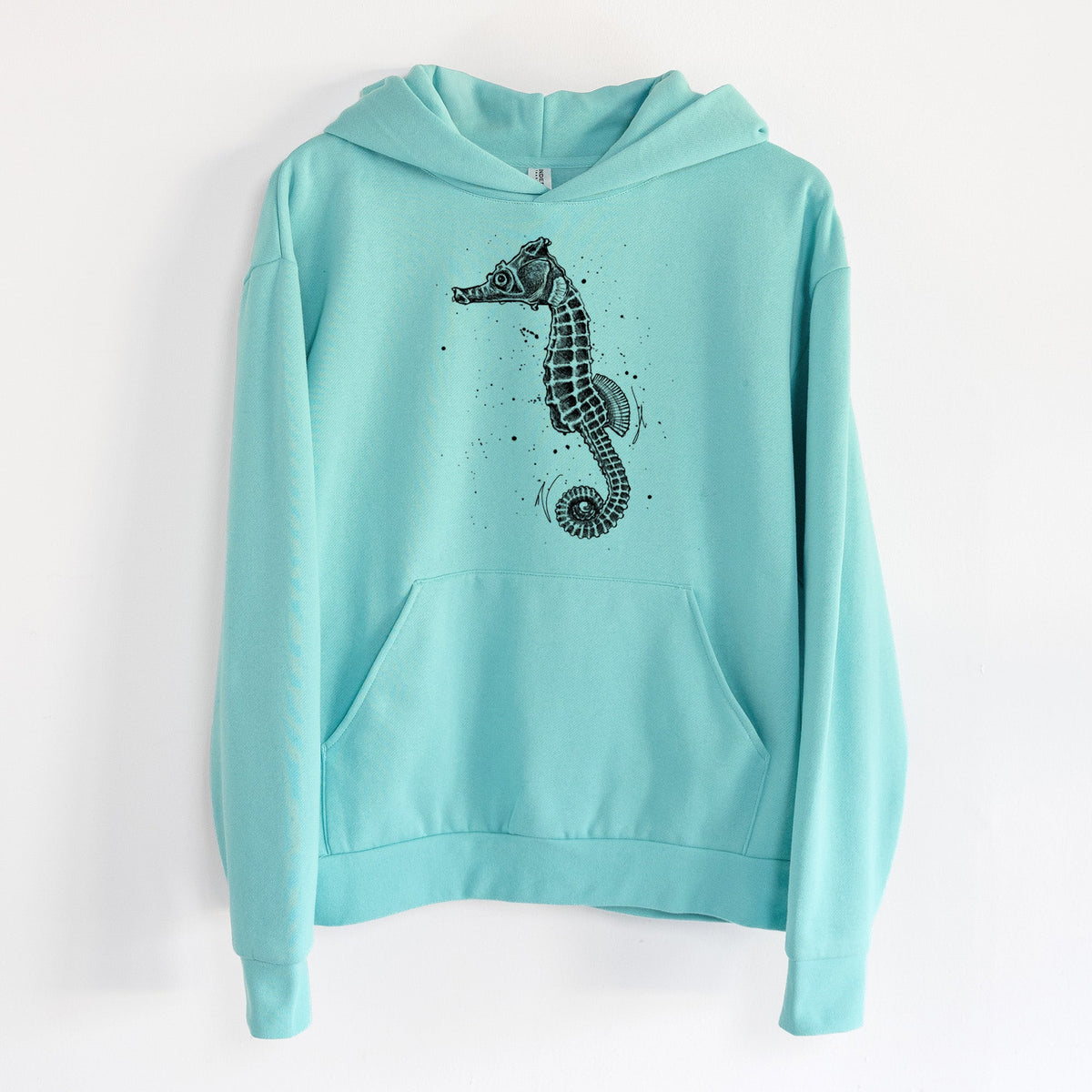Hippocampus ingens - Pacific Seahorse  - Statement Midweight Hoodie