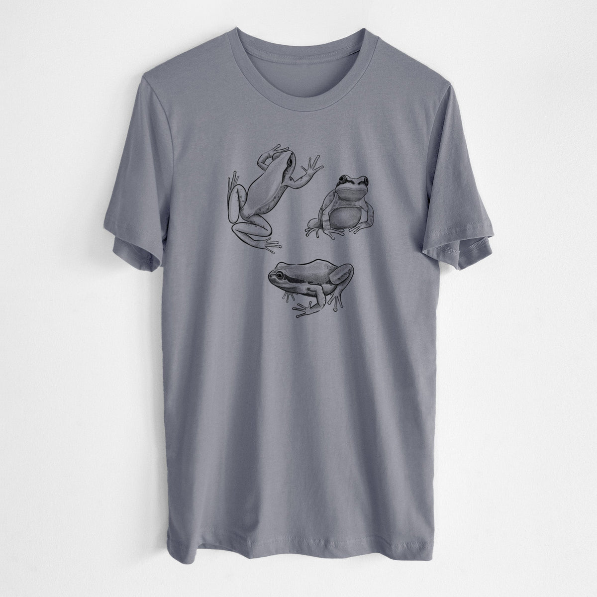 Pacific Tree Frogs - Pseudacris regilla - Lightweight 100% Cotton Unisex Crewneck