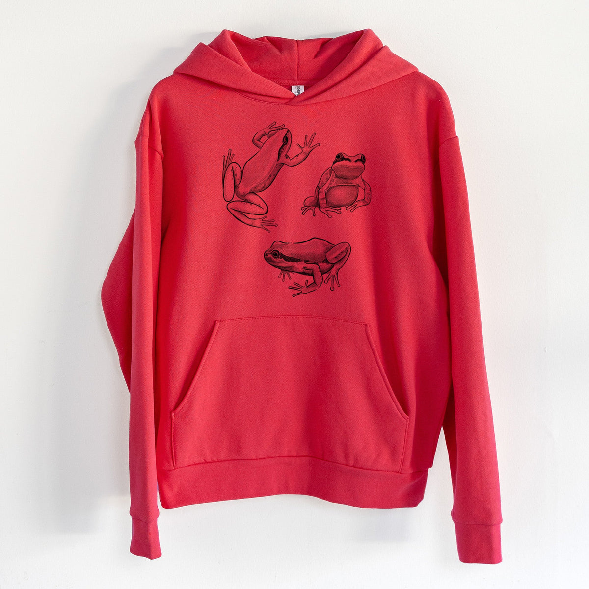 Pacific Tree Frogs - Pseudacris regilla  - Statement Midweight Hoodie