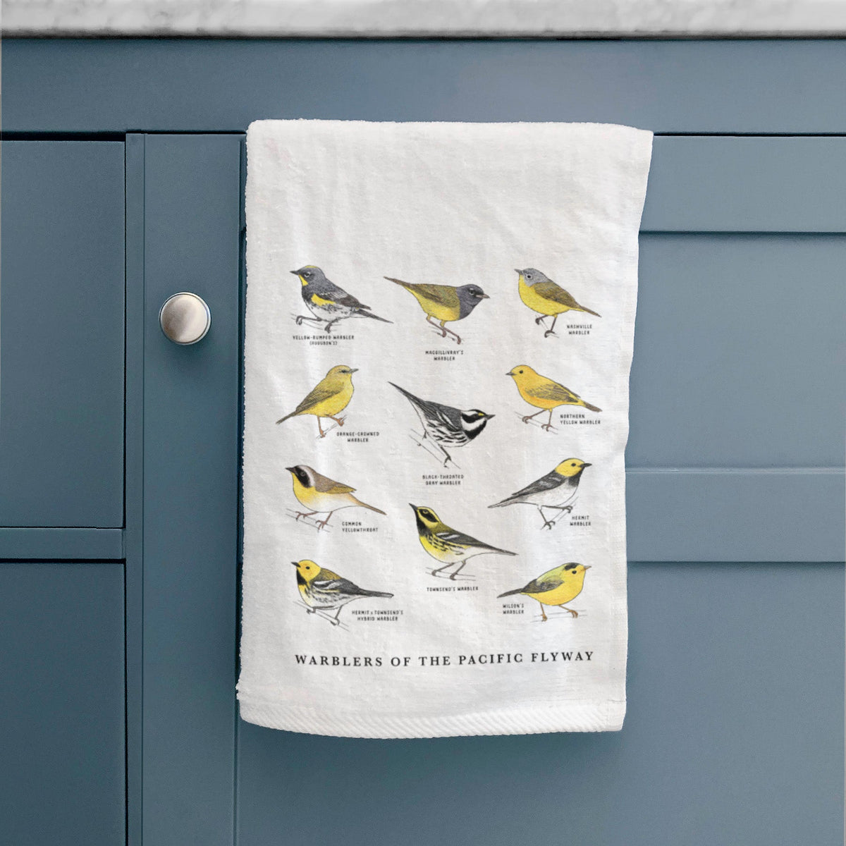 Warblers of the Pacific Flyway Premium Hand Towel