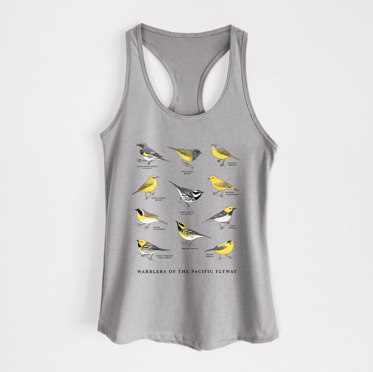 Warblers of the Pacific Flyway - Women's Racerback Tanktop