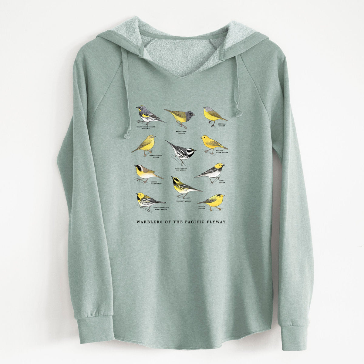 Warblers of the Pacific Flyway - Cali Wave Hooded Sweatshirt