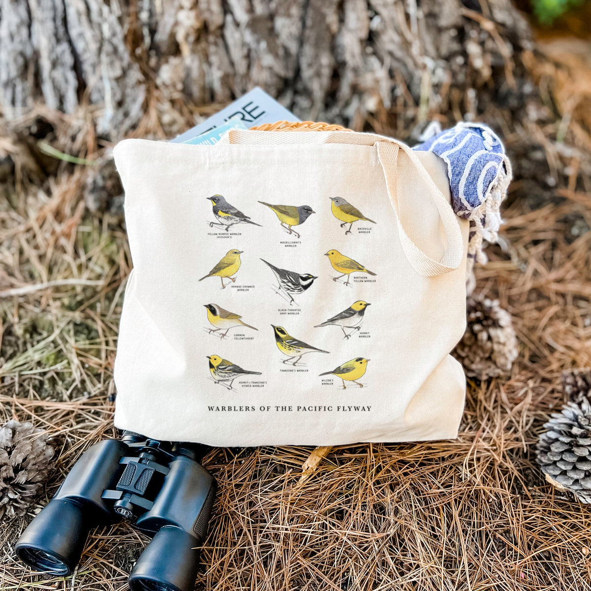 Warblers of the Pacific Flyway - Tote Bag