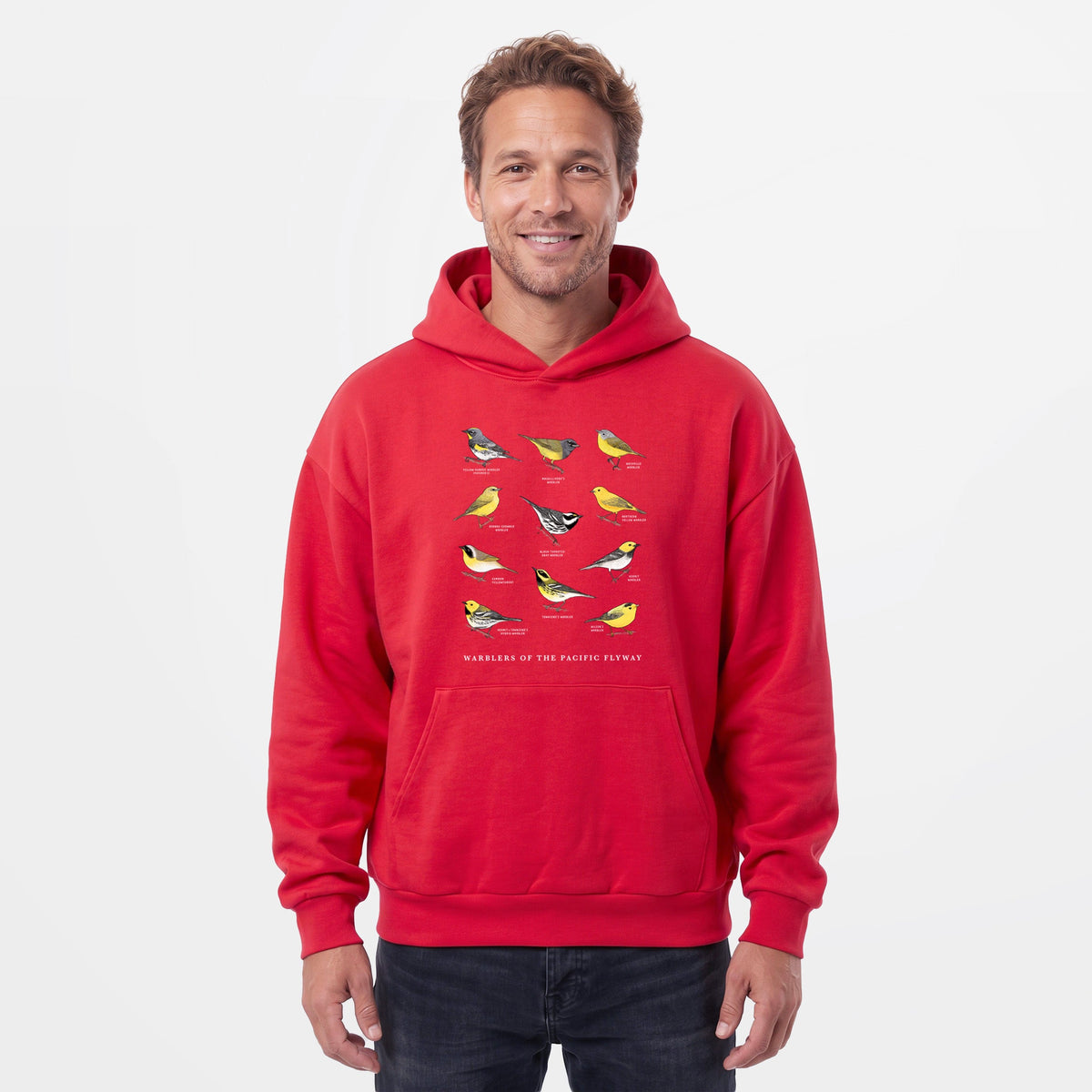 Warblers of the Pacific Flyway  - Statement Midweight Hoodie