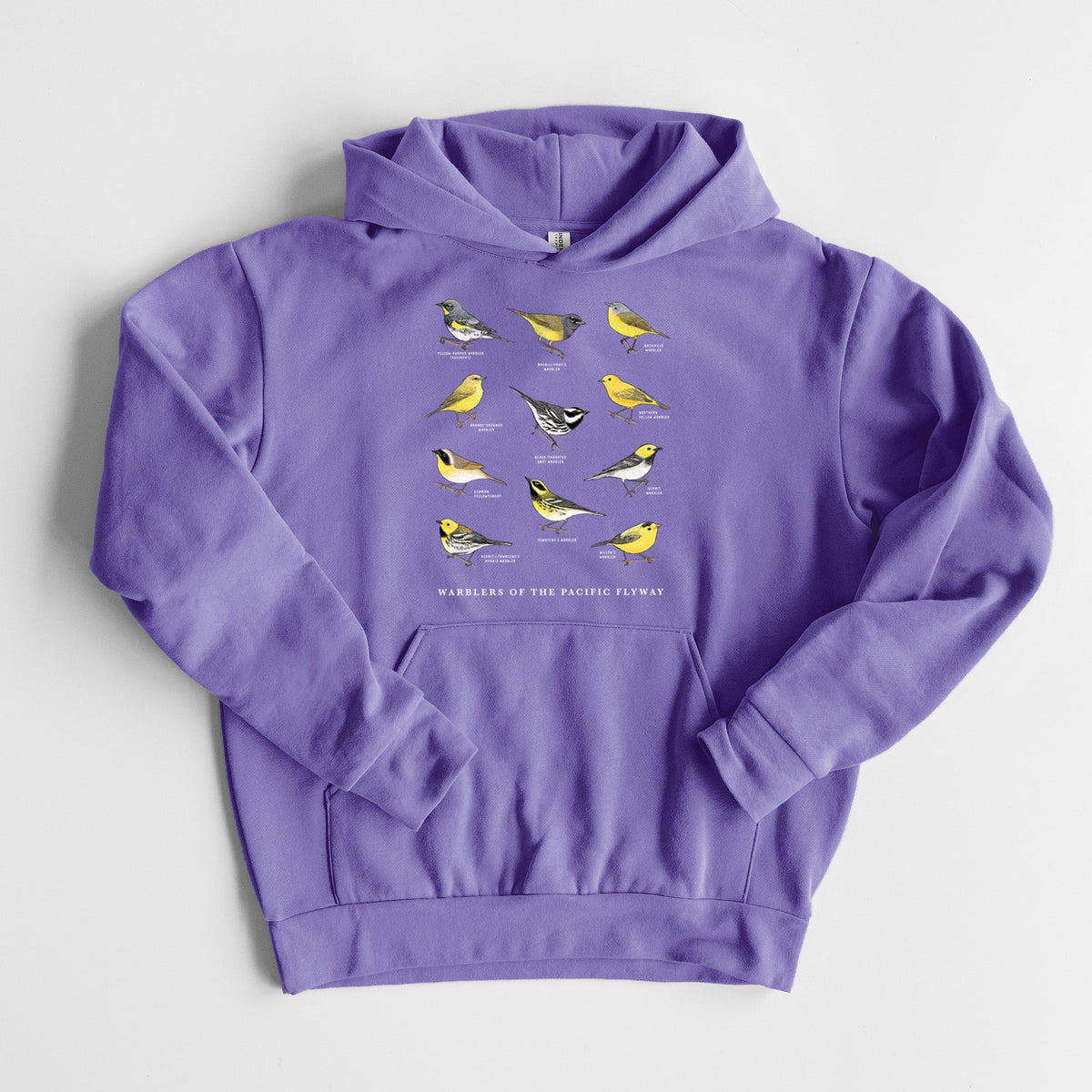 Warblers of the Pacific Flyway  - Statement Midweight Hoodie