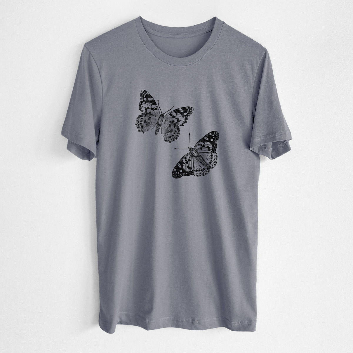 Painted Lady Butterflies - Lightweight 100% Cotton Unisex Crewneck