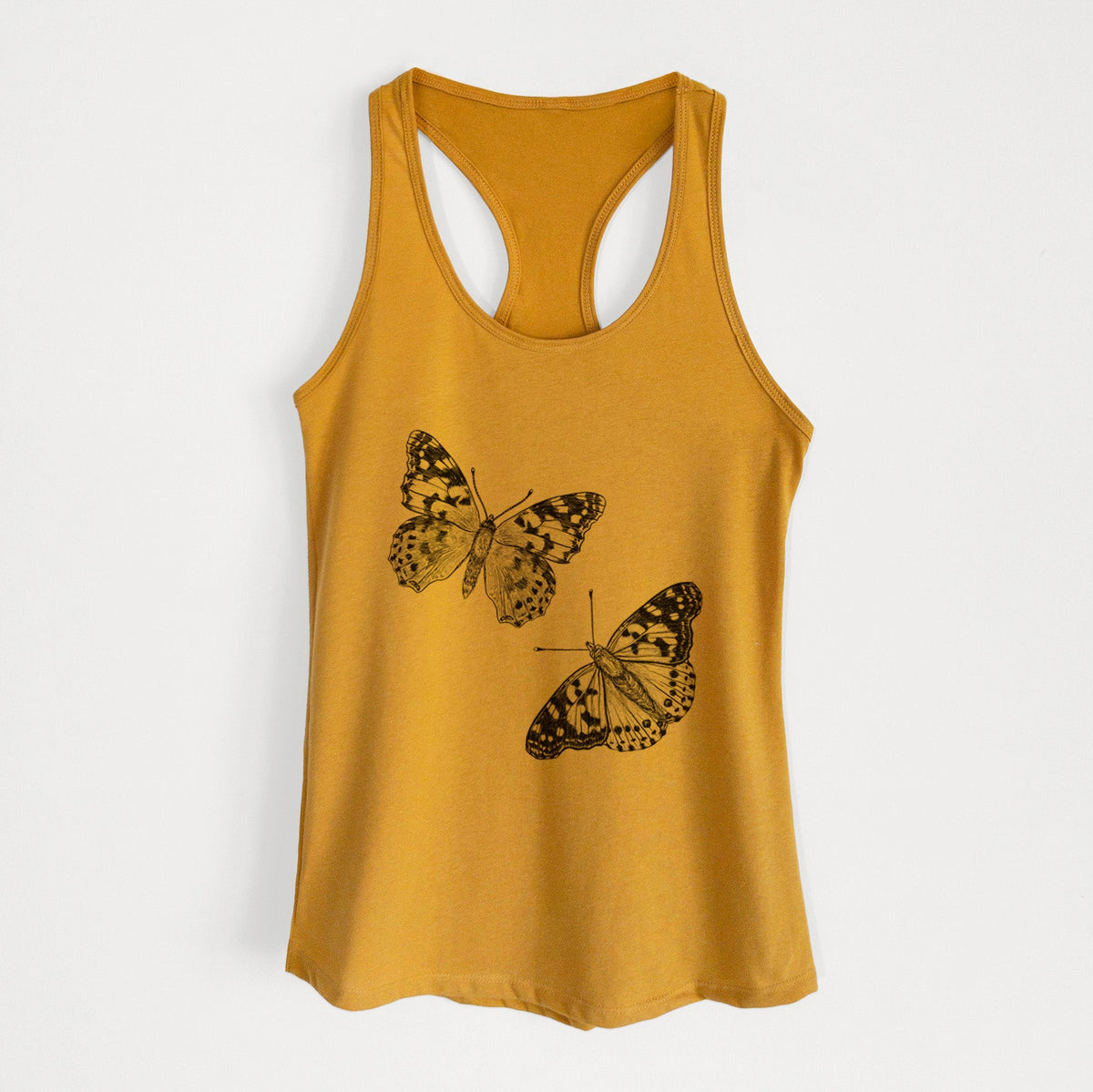 Painted Lady Butterflies - Women's Racerback Tanktop