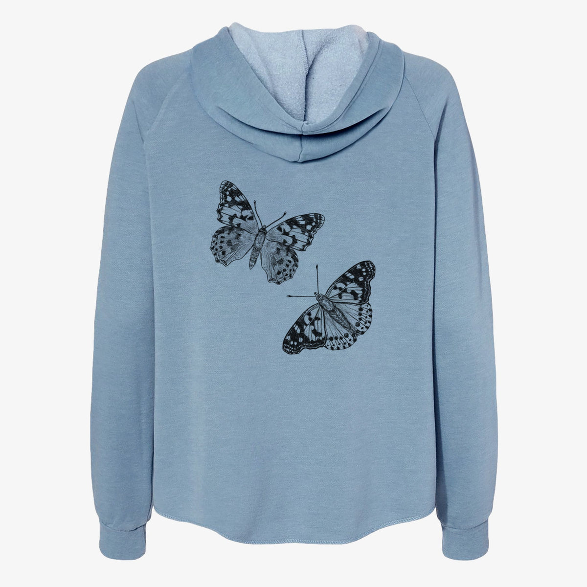 Painted Lady Butterflies - Women's Cali Wave Zip-Up Sweatshirt