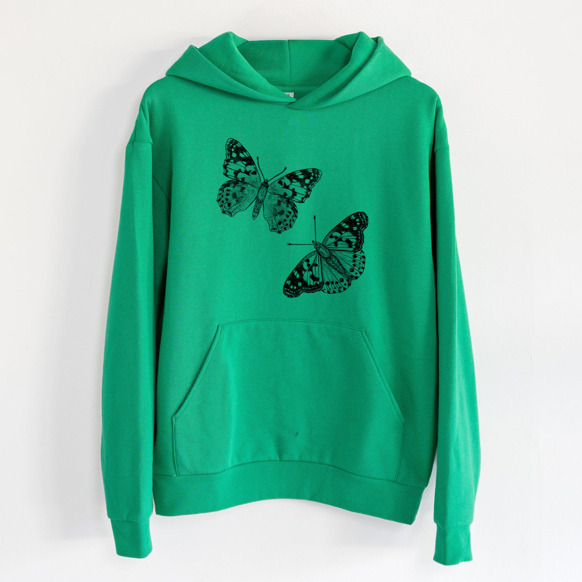 Painted Lady Butterflies  - Statement Midweight Hoodie