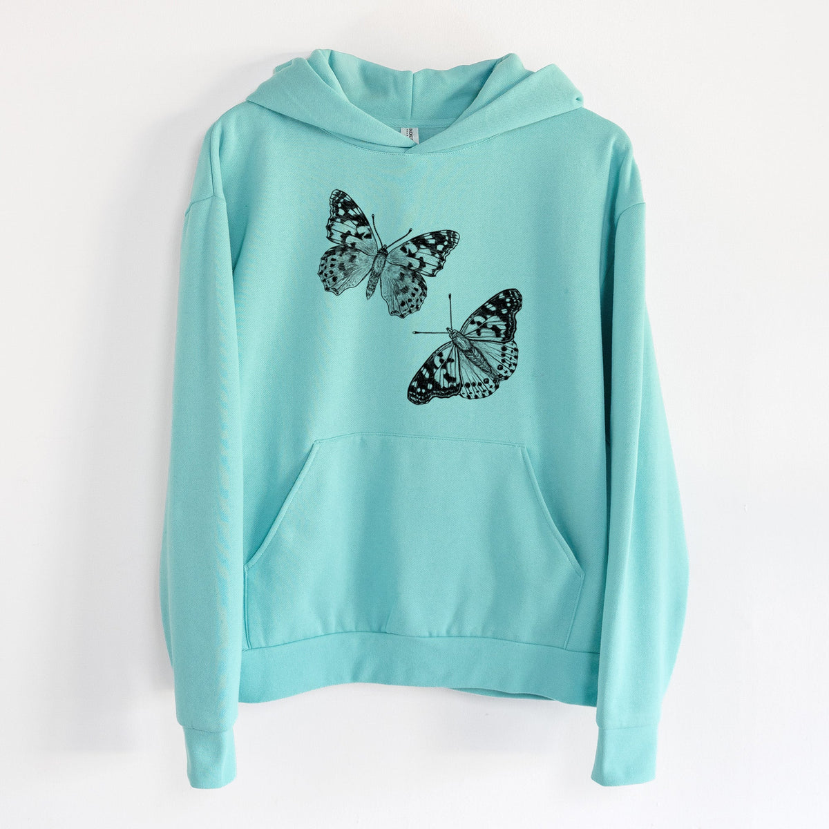 Painted Lady Butterflies  - Statement Midweight Hoodie