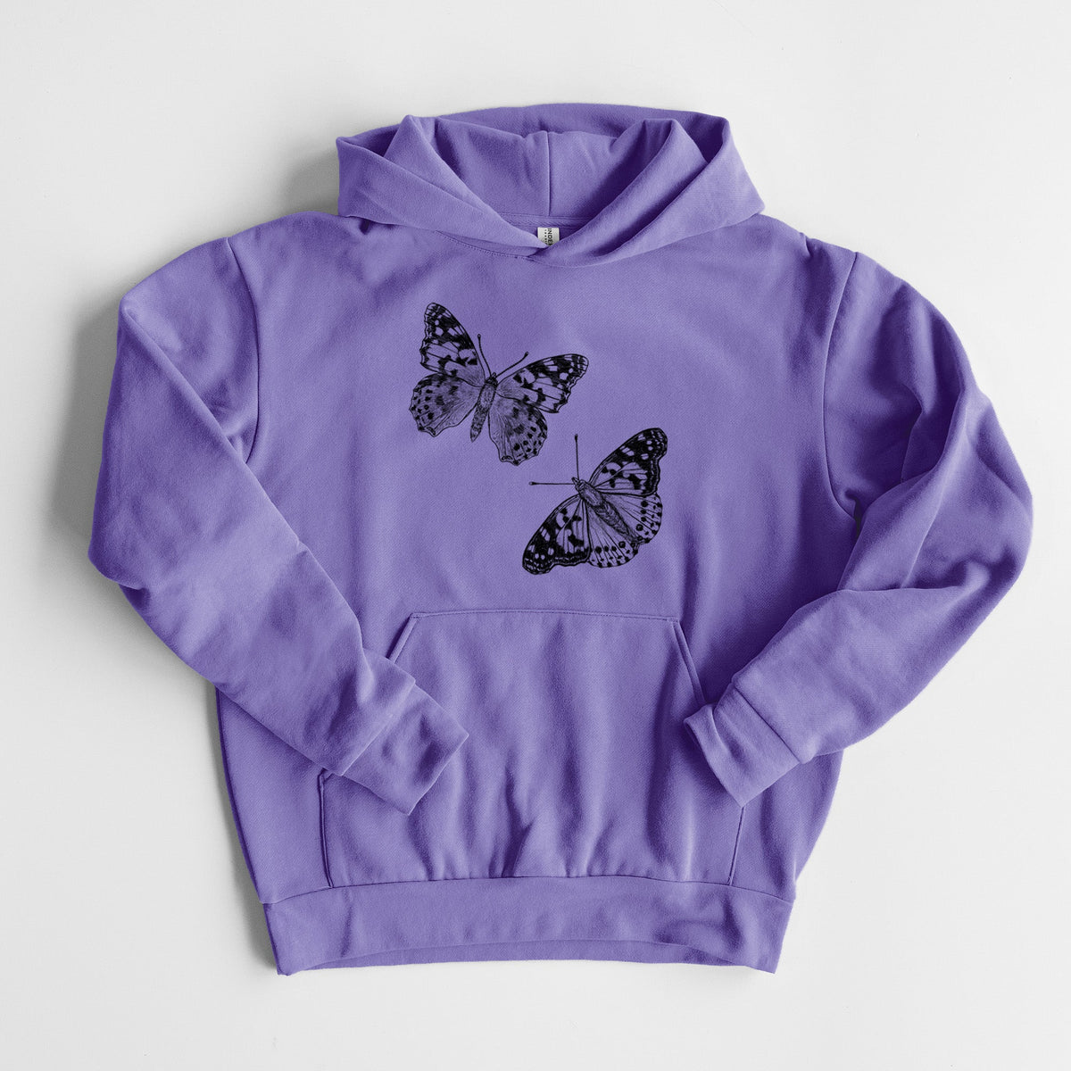 Painted Lady Butterflies  - Statement Midweight Hoodie