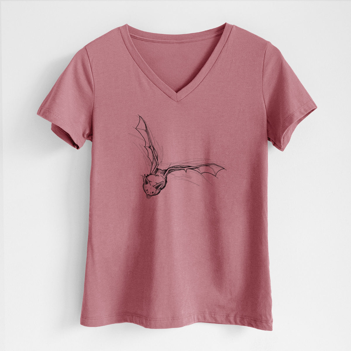 Pallid Bat - Antrozous pallidus - Women's Lightweight Relaxed Fit 100% Cotton V-neck