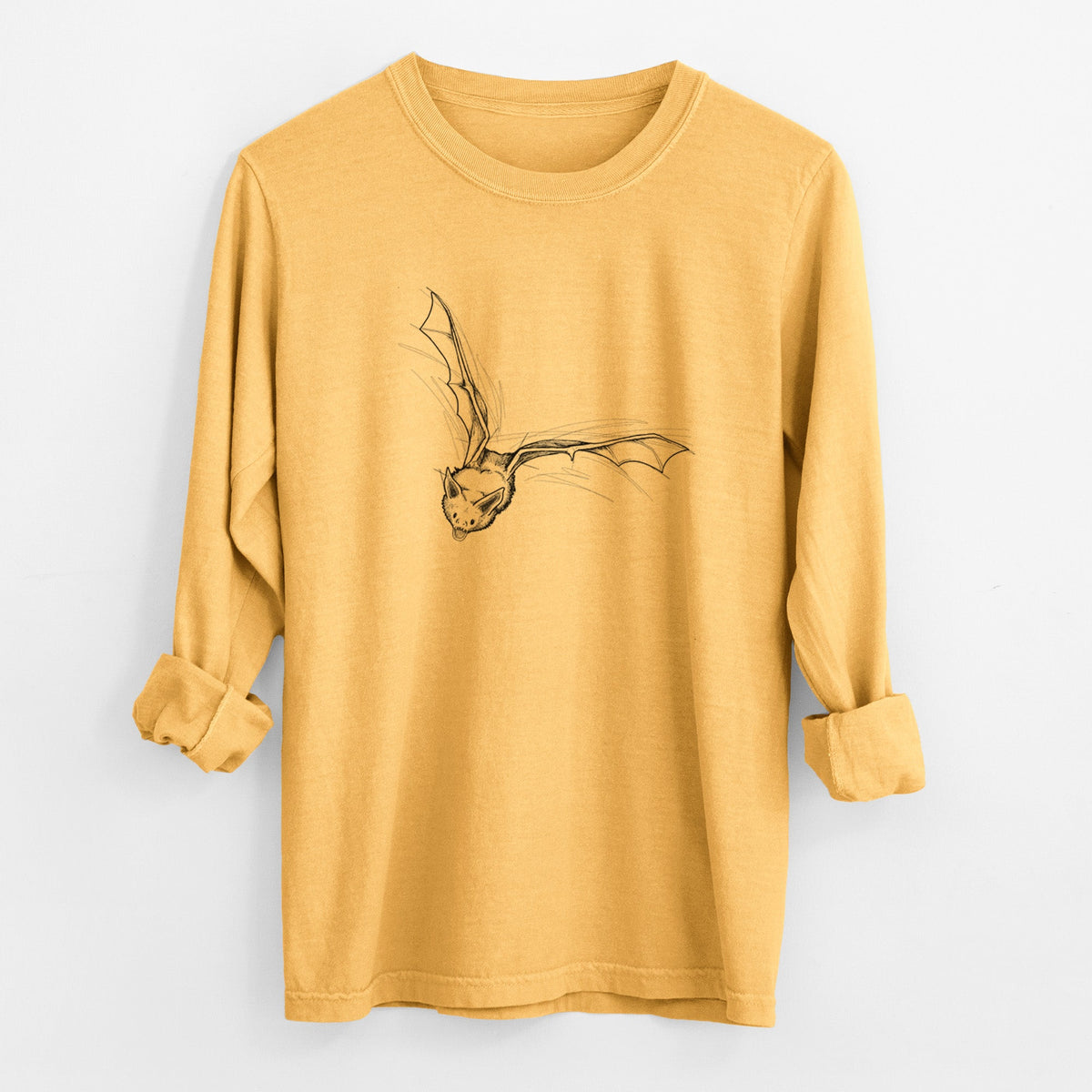 Pallid Bat - Antrozous pallidus - Unisex Comfort Colors 100% Cotton Long Sleeve