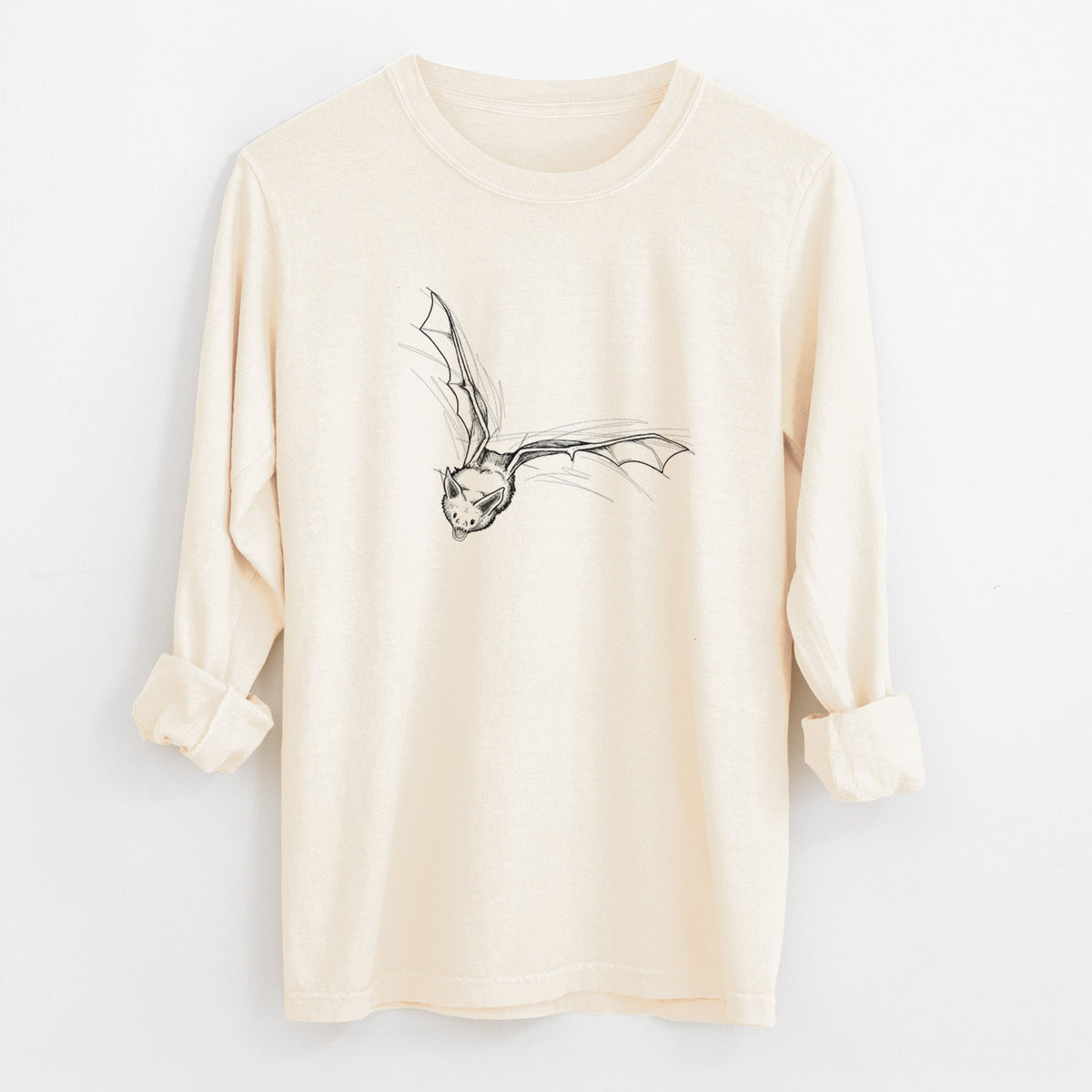 Pallid Bat - Antrozous pallidus - Unisex Comfort Colors 100% Cotton Long Sleeve