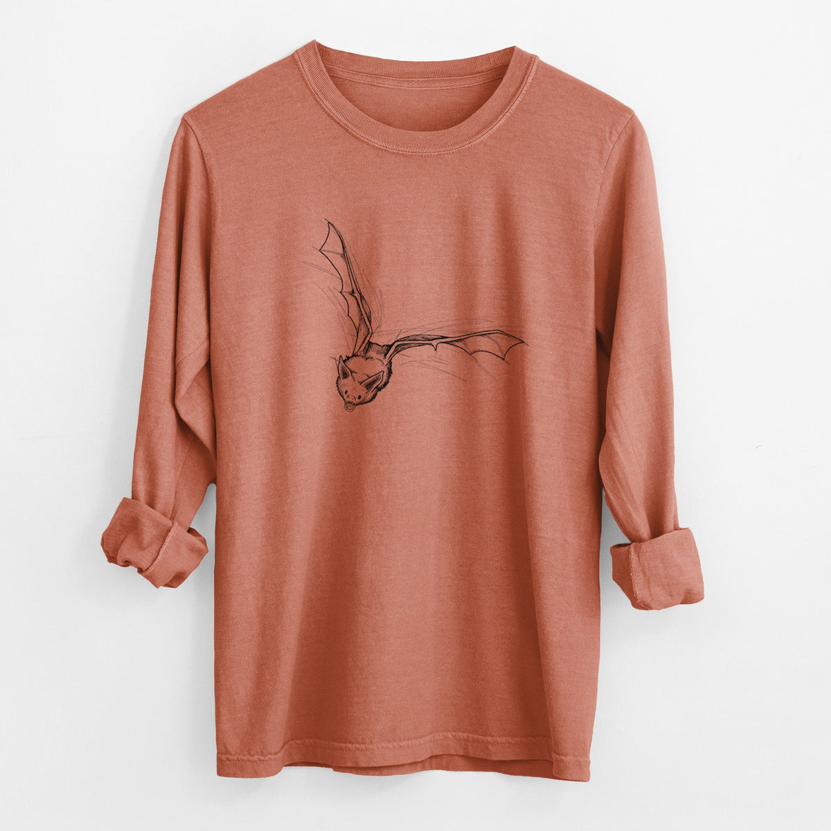 Pallid Bat - Antrozous pallidus - Unisex Comfort Colors 100% Cotton Long Sleeve