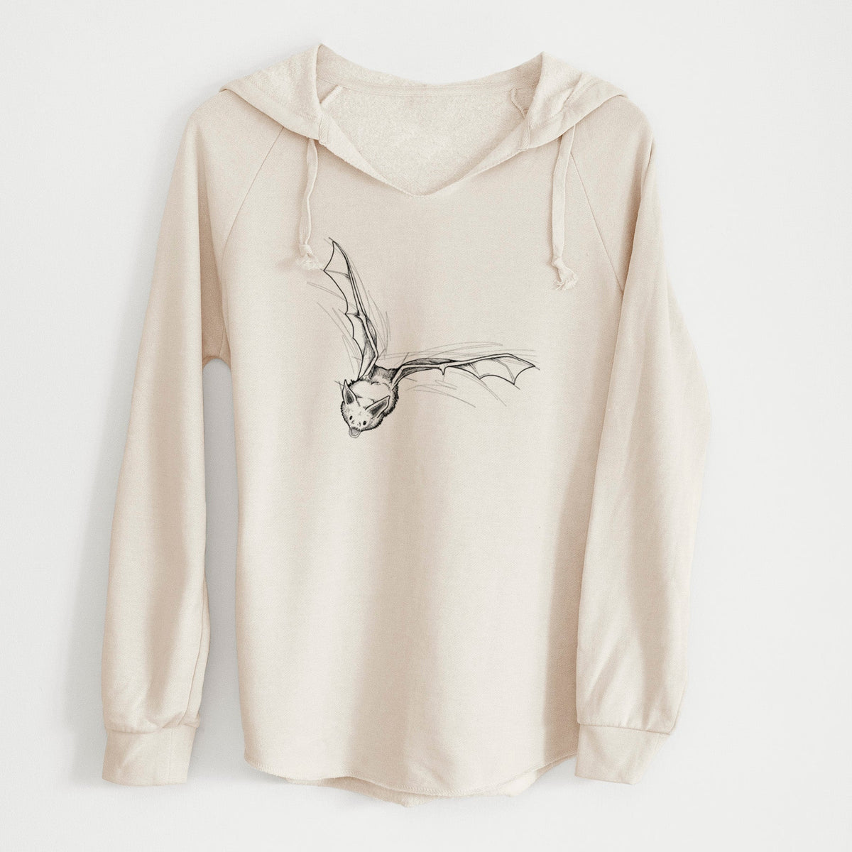 Pallid Bat - Antrozous pallidus - Cali Wave Hooded Sweatshirt