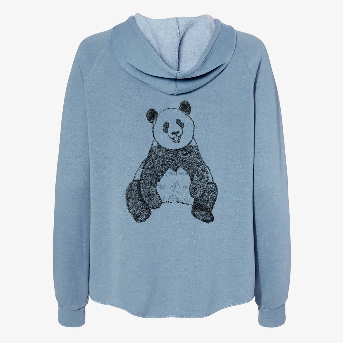 Ailuropoda melanoleuca - Giant Panda Sitting - Women's Cali Wave Zip-Up Sweatshirt