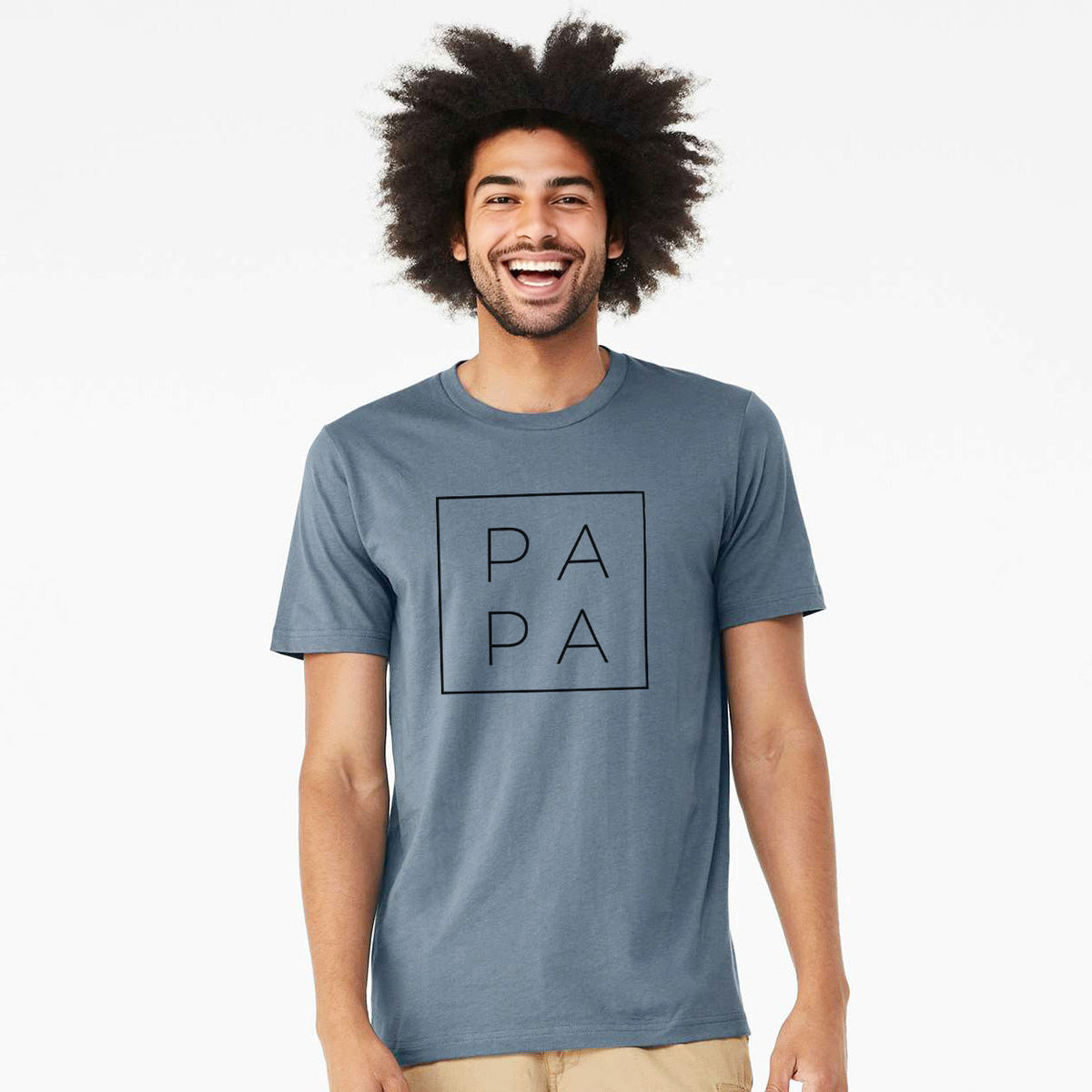 Papa Boxed - Lightweight 100% Cotton Unisex Crewneck