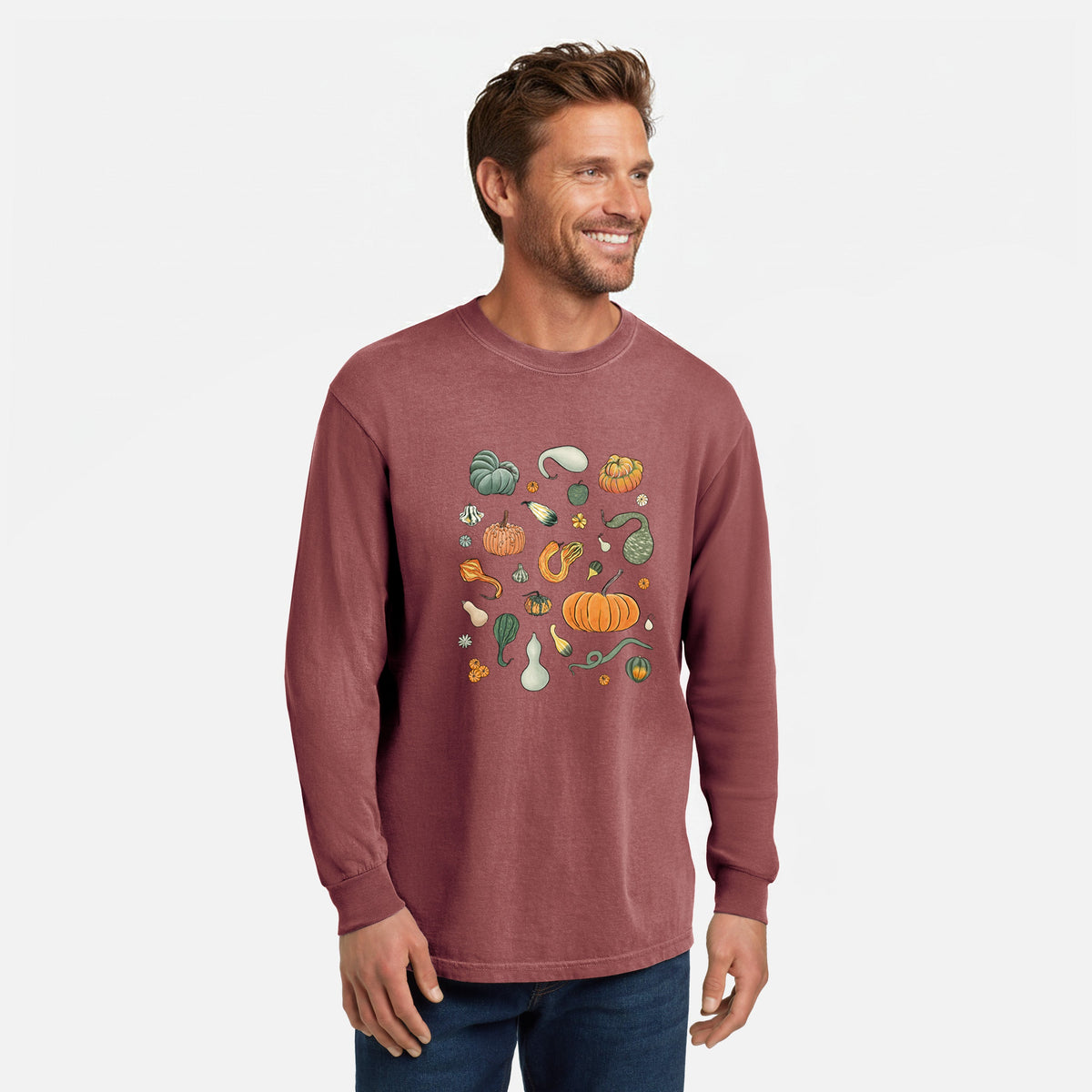 Pumpkin Patch Finds - Unisex Comfort Colors 100% Cotton Long Sleeve