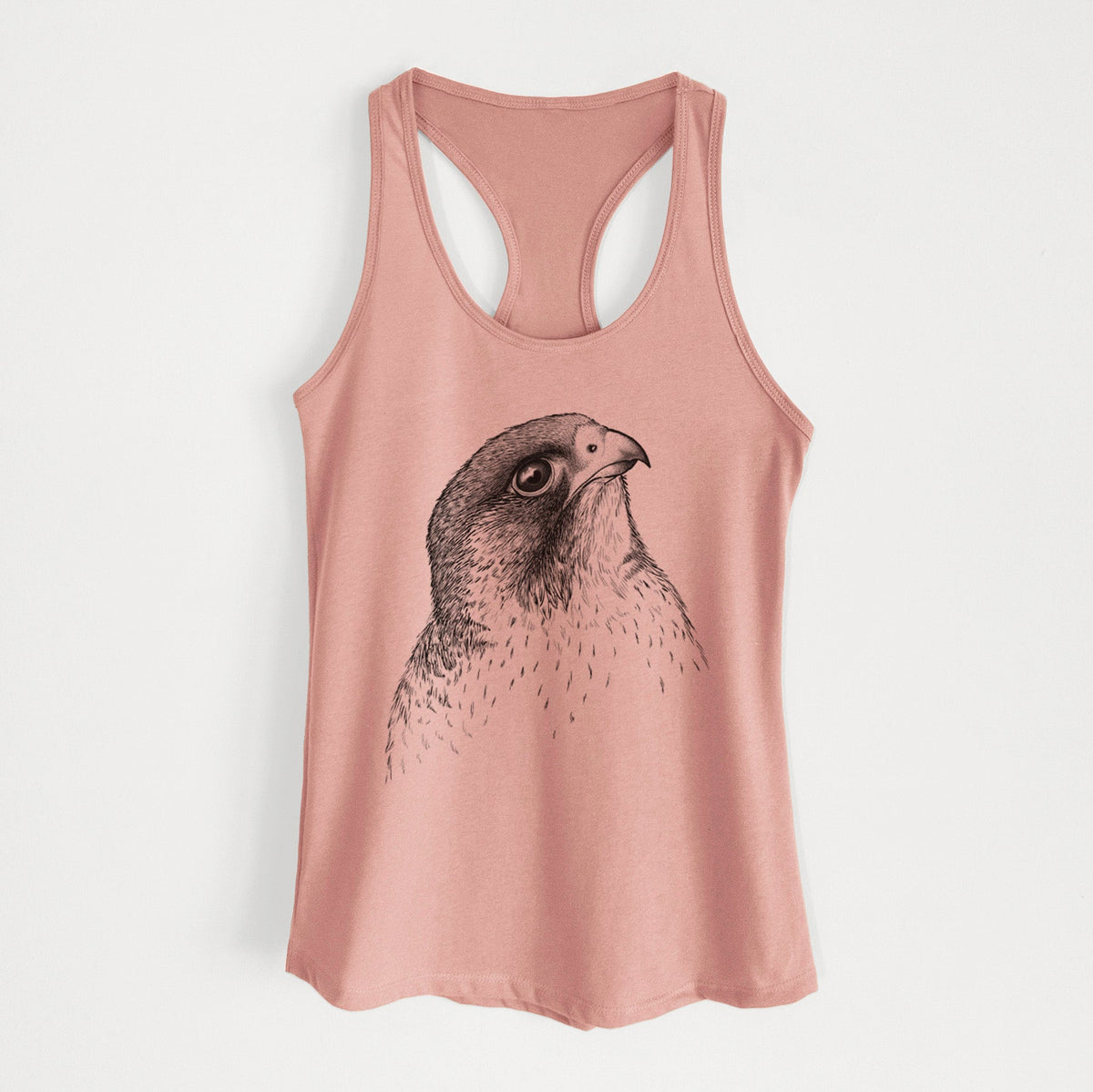 Peregrine Falcon - Falco peregrinus - Women's Racerback Tanktop