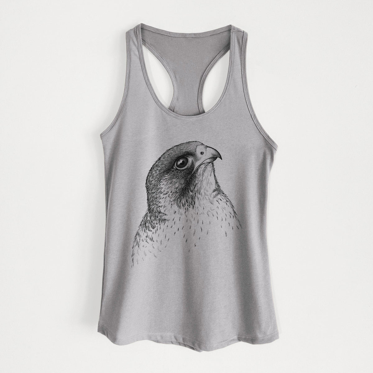 Peregrine Falcon - Falco peregrinus - Women's Racerback Tanktop