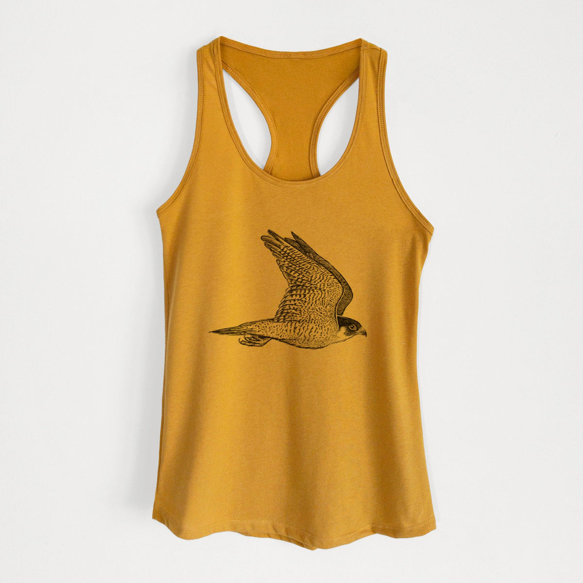Flying Peregrine - Falco peregrinus - Women's Racerback Tanktop