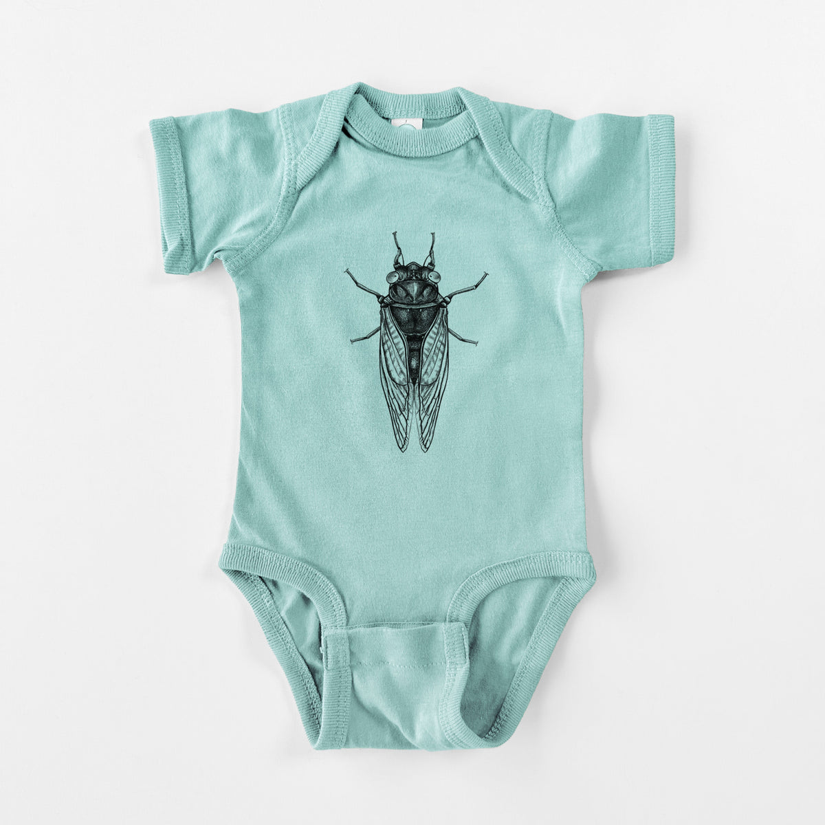 Pharoh Cicada - Magicicada septendecim - Baby Fine Jersey Bodysuit