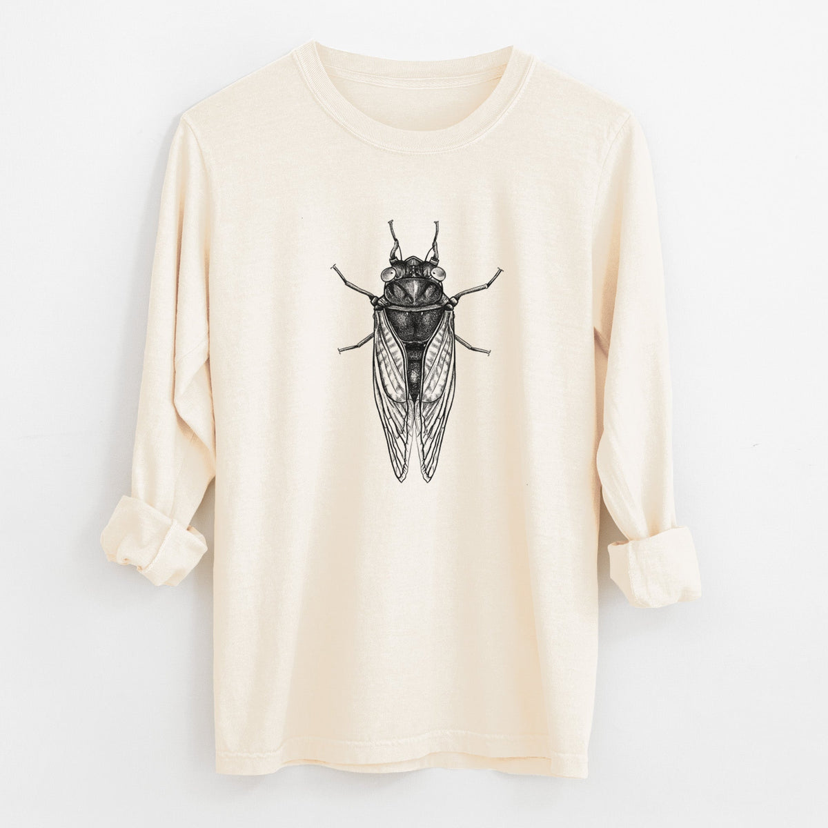 Pharoh Cicada - Magicicada septendecim - Unisex Comfort Colors 100% Cotton Long Sleeve