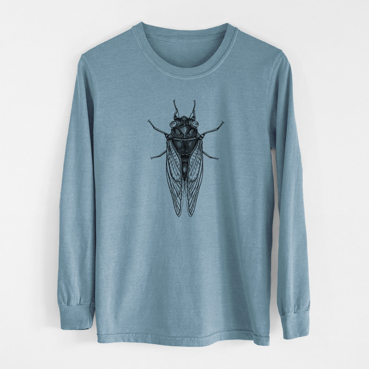 Pharoh Cicada - Magicicada septendecim - Unisex Comfort Colors 100% Cotton Long Sleeve
