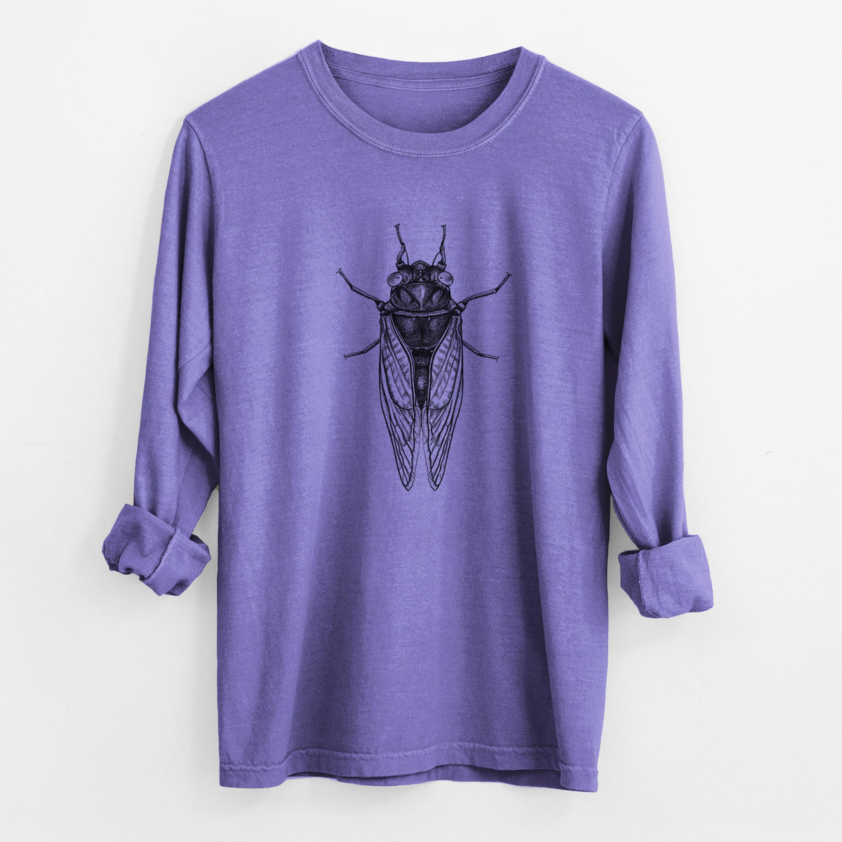 Pharoh Cicada - Magicicada septendecim - Unisex Comfort Colors 100% Cotton Long Sleeve