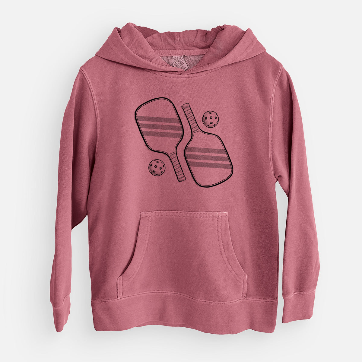 Pickleball Paddle Set - Youth Pigment Dyed Hoodie
