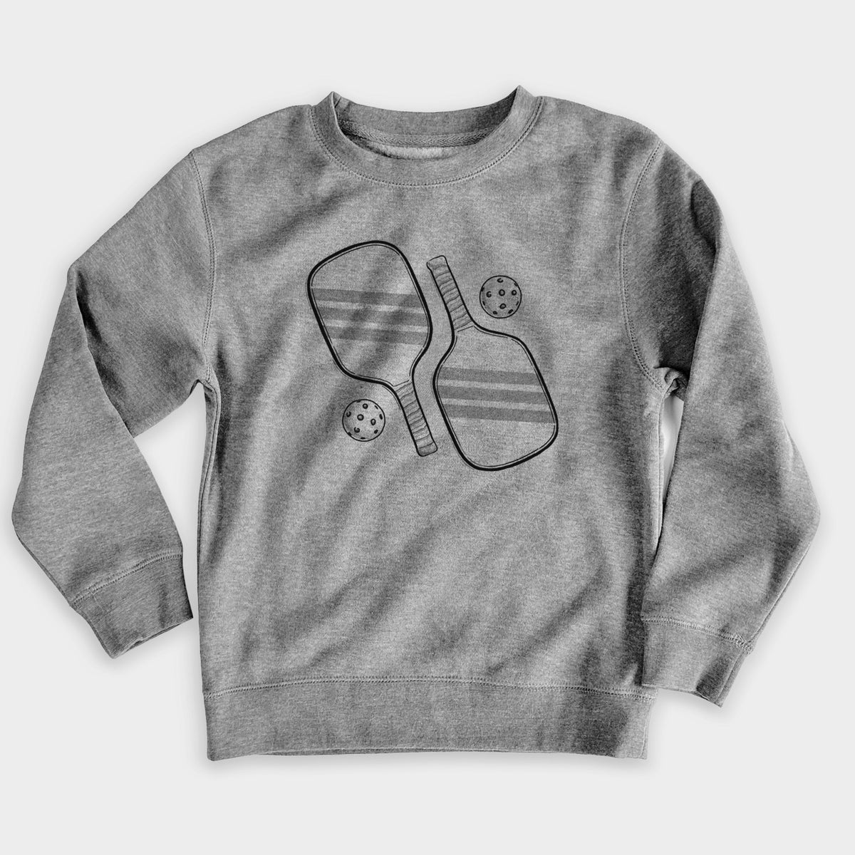Pickleball Paddle Set - Youth Lightweight Crewneck Sweatshirt
