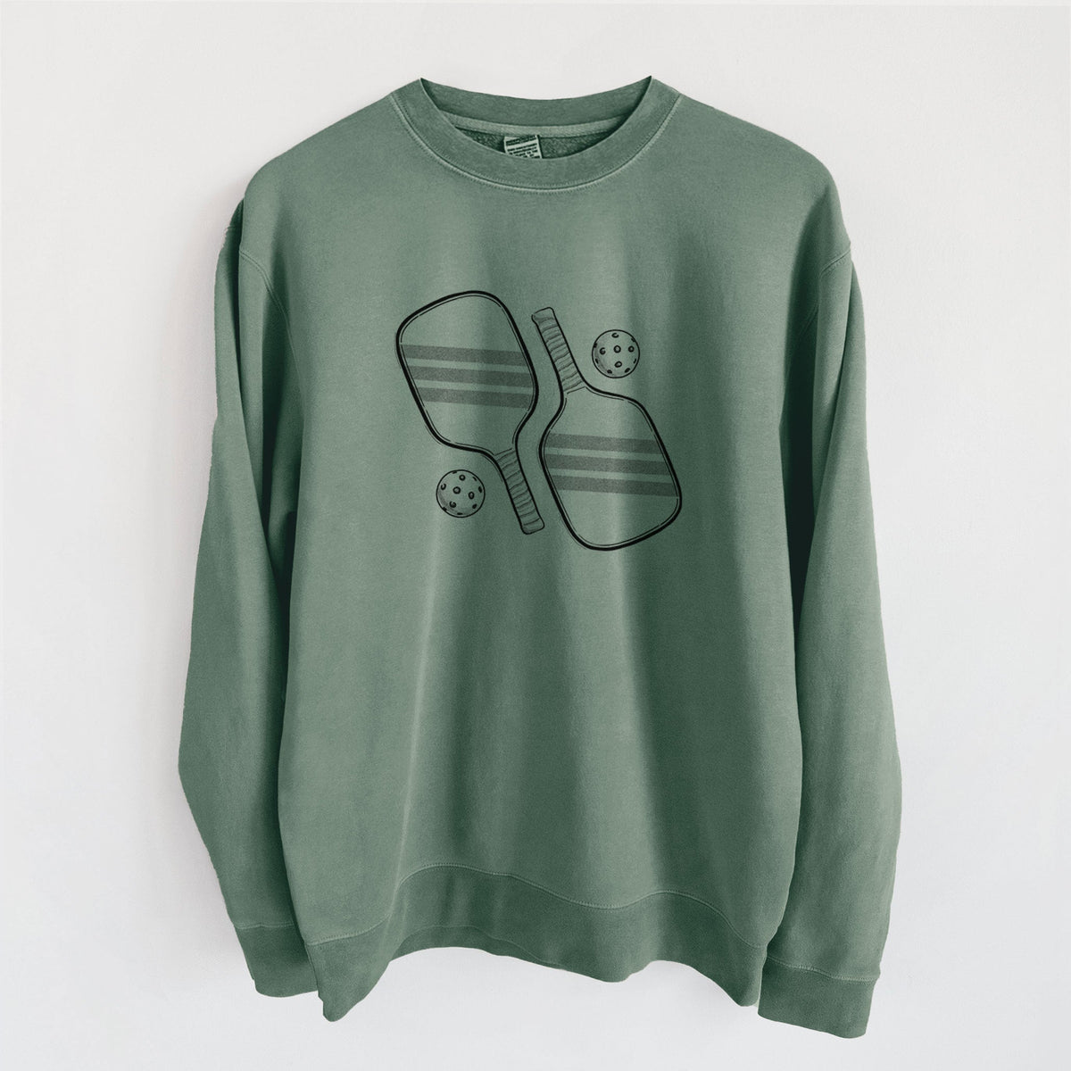 Pickleball Paddle Set - Unisex Pigment Dyed Crew Sweatshirt