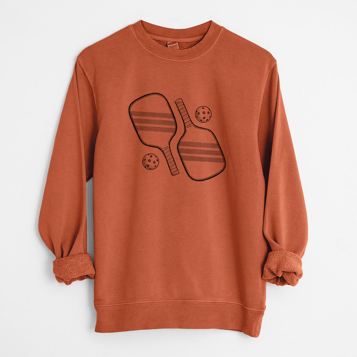 Pickleball Paddle Set - Unisex Pigment Dyed Crew Sweatshirt
