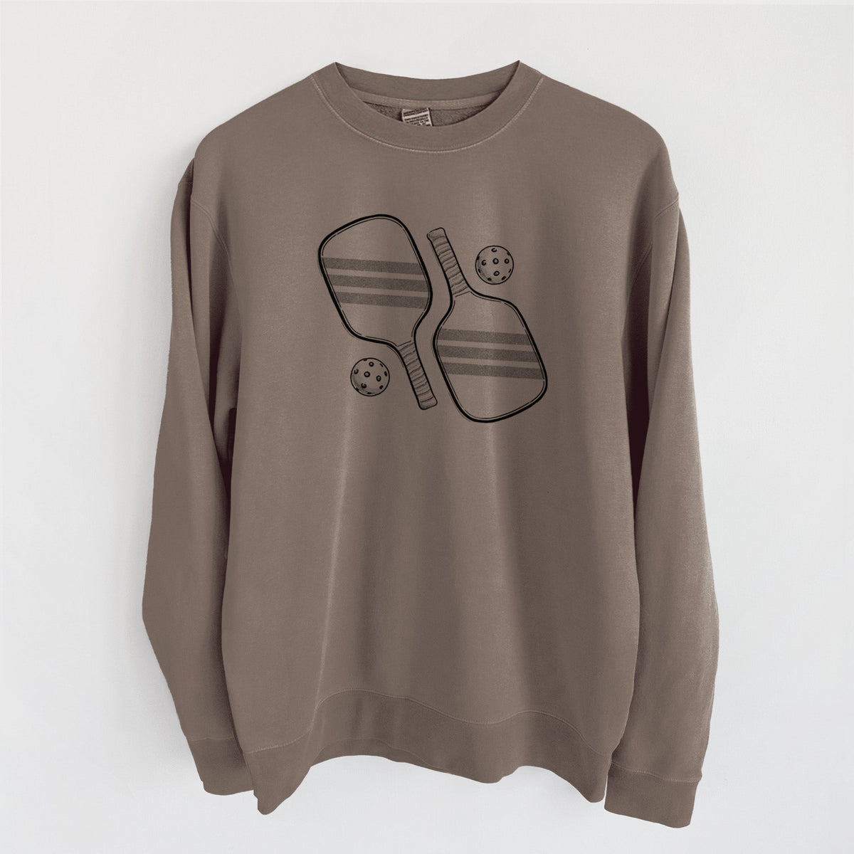 Pickleball Paddle Set - Unisex Pigment Dyed Crew Sweatshirt
